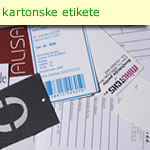 kartonske etikete